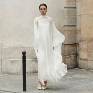 Huong Boutique MaryRose White Chiffon Dress